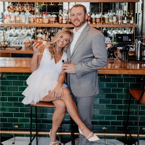 White lulus dress - Picture 4 of 9